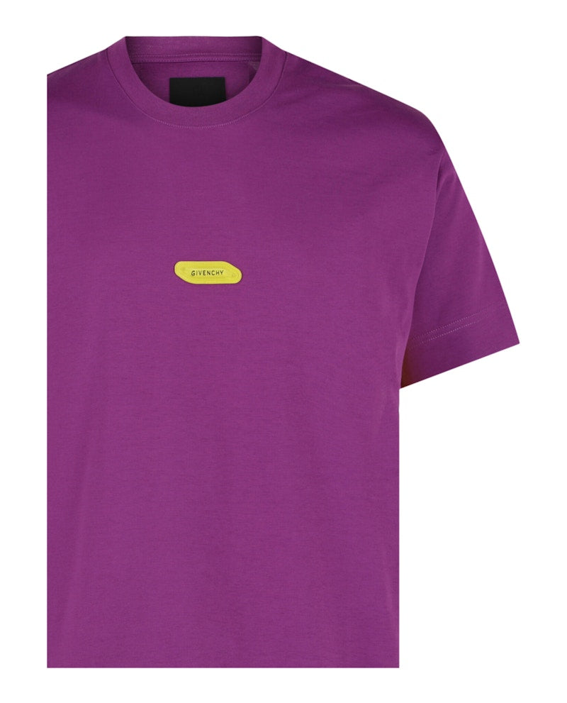 Givenchy Logo Crewneck Short-Sleeve T-shirt Grape