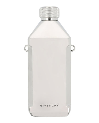 Givenchy Logo Engraved Stainless Steel Water Bottle Silver