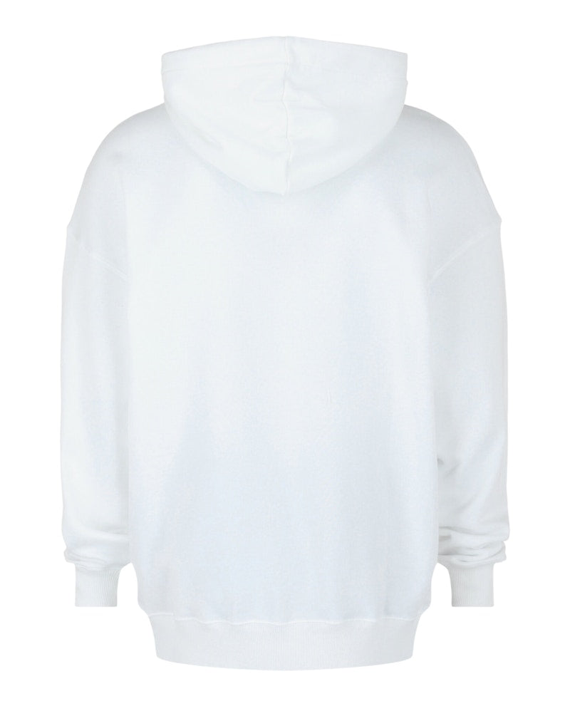 Givenchy Logo Graphic Hoodie White