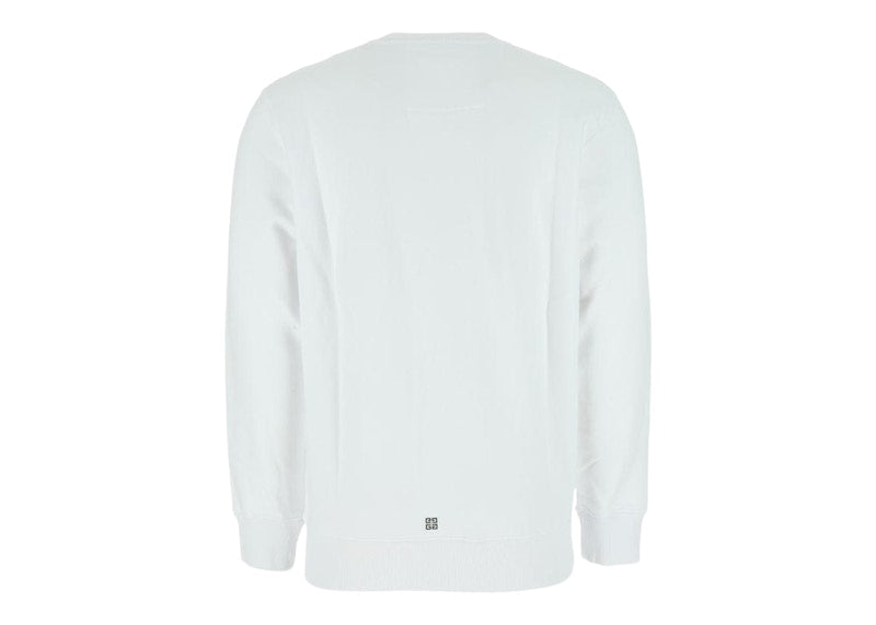 Givenchy Logo Print Slim Fit Sweatshirt White