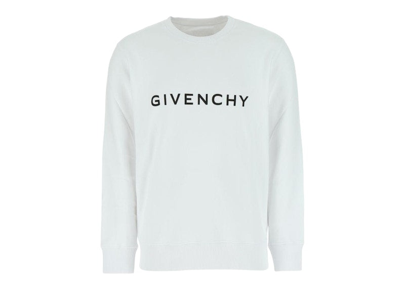 Givenchy Logo Print Slim Fit Sweatshirt White
