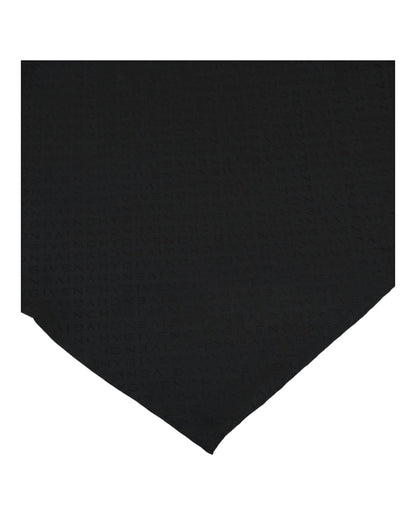 Givenchy Logo Printed Silk Scarf Black