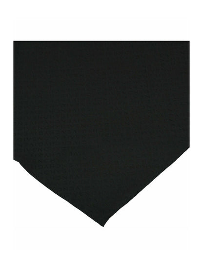 Givenchy Logo Printed Silk Scarf Black