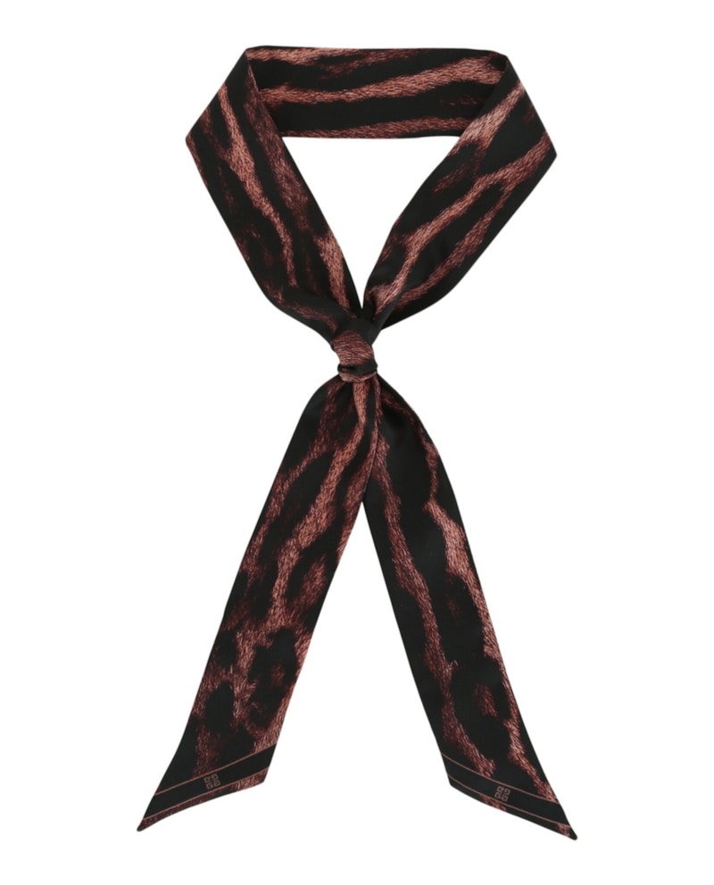 Givenchy Logo Printed Silk Scarf Multi
