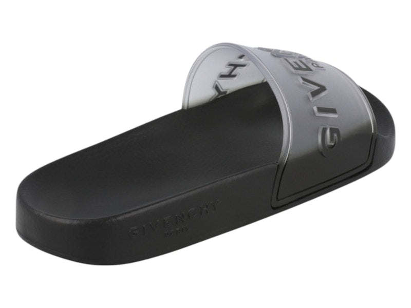 Givenchy Logo Slide Sandals White Black (Women's)