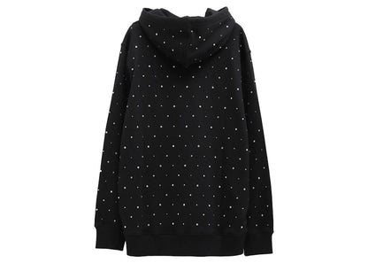 Givenchy Logo Strass Hoodie Black