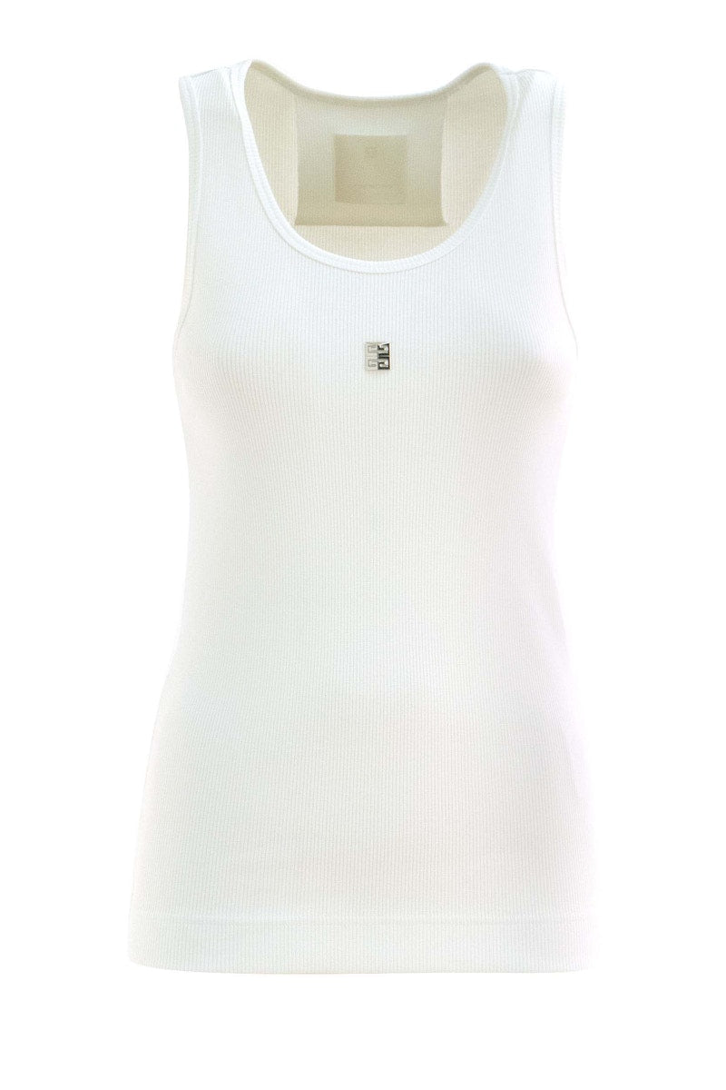 Givenchy Logo Tank Top White