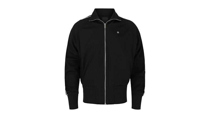 Givenchy Logo Tape Zipped Jacket Black