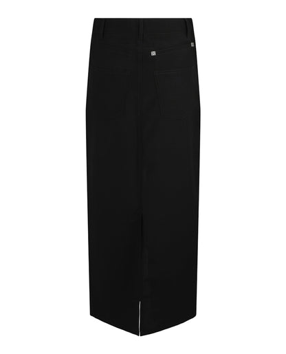 Givenchy Long Skirt With Front Split Black