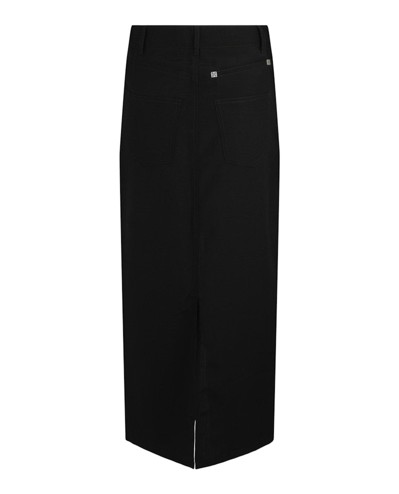 Givenchy Long Skirt With Front Split Black