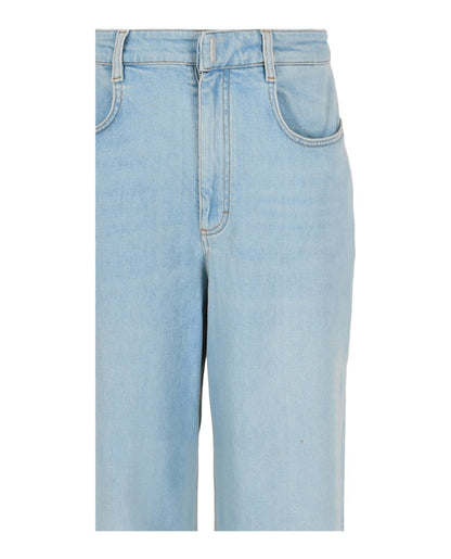 Givenchy Low Crotch Wide-Leg Jeans Light Blue