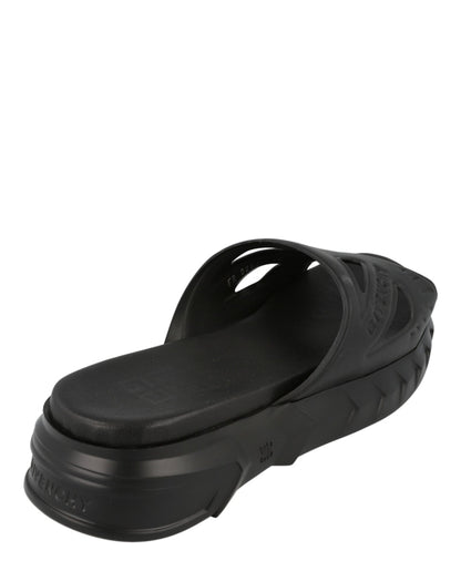 Givenchy Marshmallow Logo Slides Black