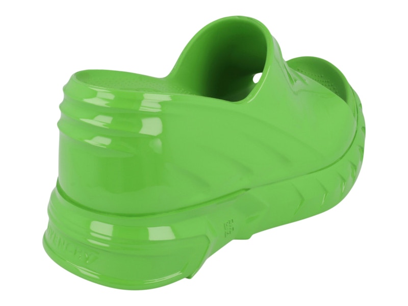 Givenchy Marshmallow Wedge Slides Absynthe Green (Women's)