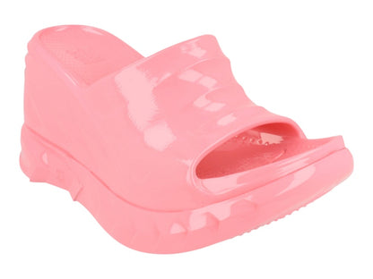 Givenchy Marshmallow Wedge Slides Bright Pink (Women's)