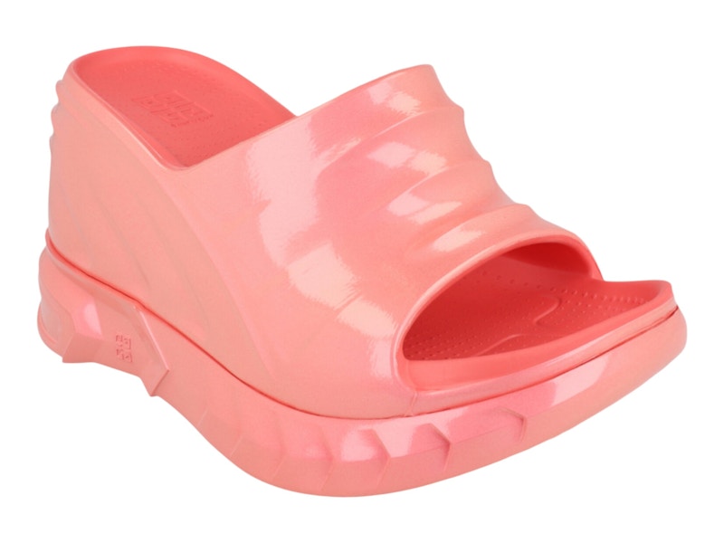 Givenchy Marshmallow Wedge Slides Coral (Women's)