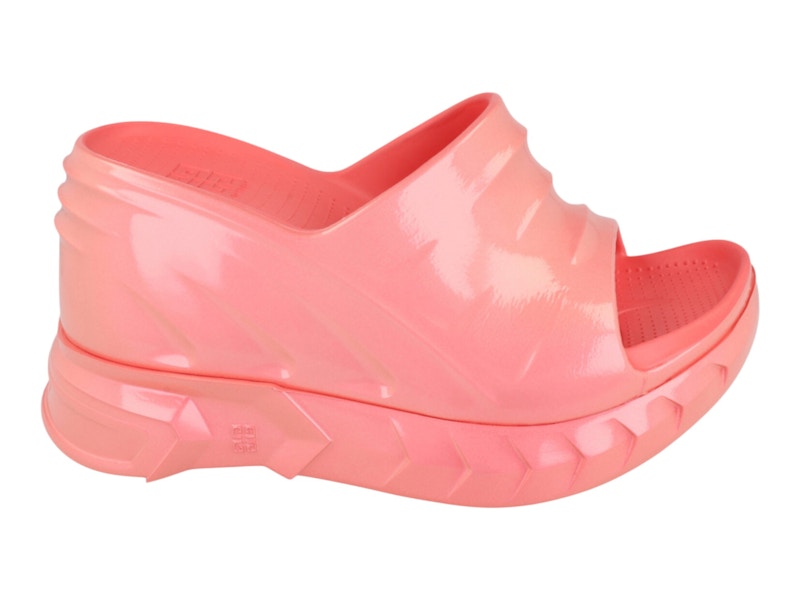 Givenchy Marshmallow Wedge Slides Coral (Women's)