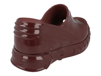 Givenchy Marshmallow Wedge Slides Oxblood Red (Women's)
