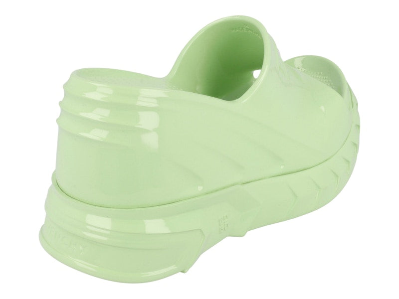 Givenchy Marshmallow Wedge Slides Pistachio (Women's)
