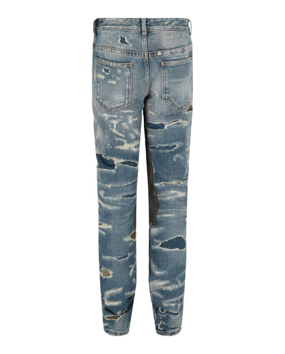 Givenchy Matthew Williams Distressed Jeans Medium Blue