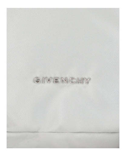 Givenchy Medium G-Zip Triangle Bag In Nylon Medium Grey