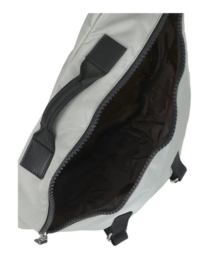 Givenchy Medium G-Zip Triangle Bag In Nylon Medium Grey