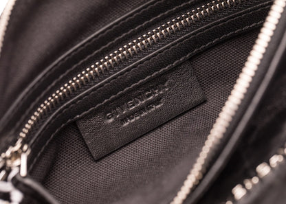 Givenchy Pepe Pandora Messenger Tumbled Sheepskin Mini Black