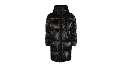 Givenchy Metallic Long Puffer Jacket Black