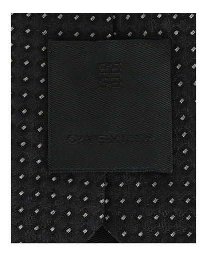 Givenchy Micro Design Silk Tie Black