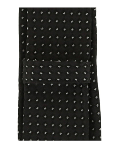 Givenchy Micro Design Silk Tie Black