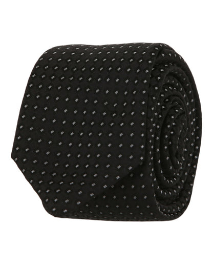 Givenchy Micro Design Silk Tie Black