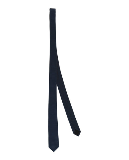 Givenchy Micro Design Silk Tie Navy