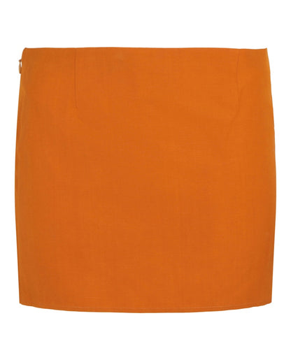 Givenchy Mini Skirt With 4G Emblem Orange