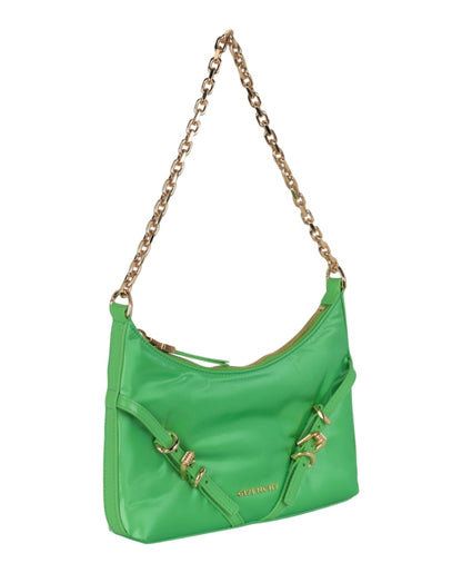 Givenchy Mini Voyou Satin Party Shoulder Bag Absynthe Green