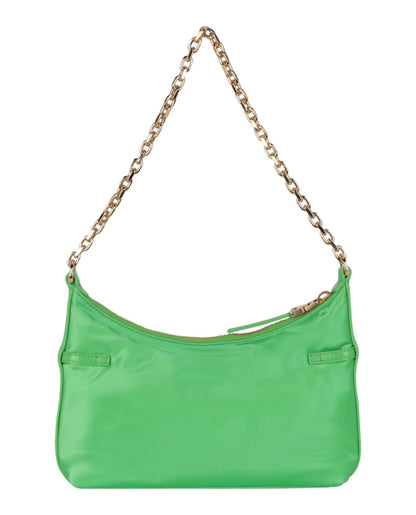 Givenchy Mini Voyou Satin Party Shoulder Bag Absynthe Green
