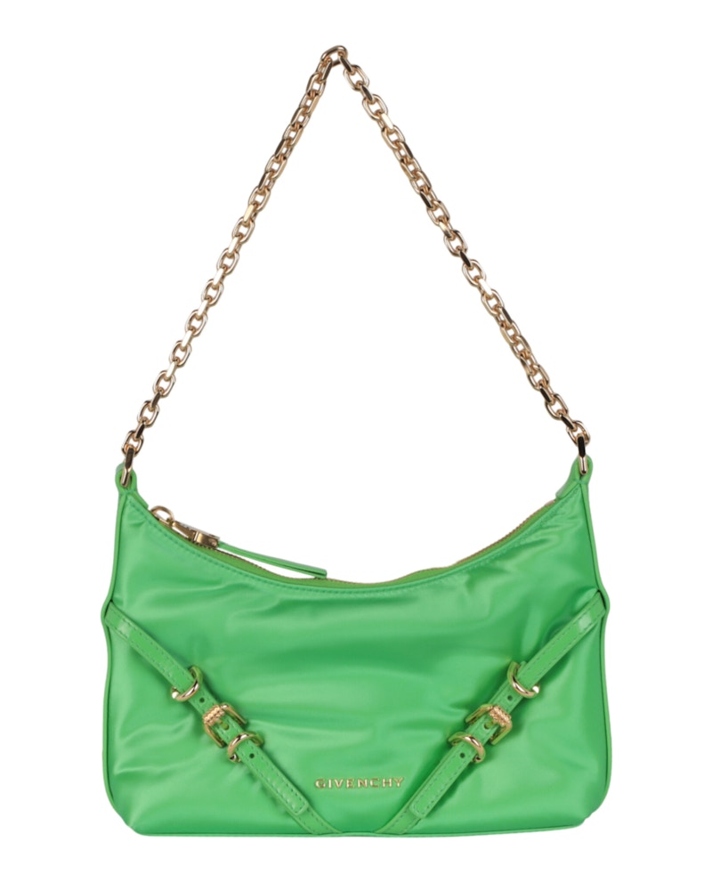 Givenchy Mini Voyou Satin Party Shoulder Bag Absynthe Green