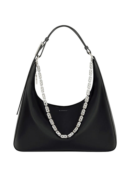 Givenchy Moon Cut Out Shoulder Bag Medium Black