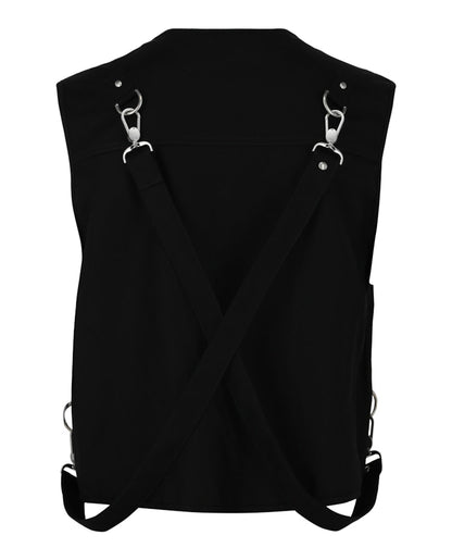 Givenchy Multi-Pocket Wool Vest Black