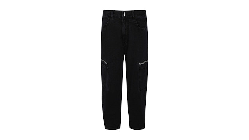 Givenchy Multipocket Loose-Fit Jeans Black