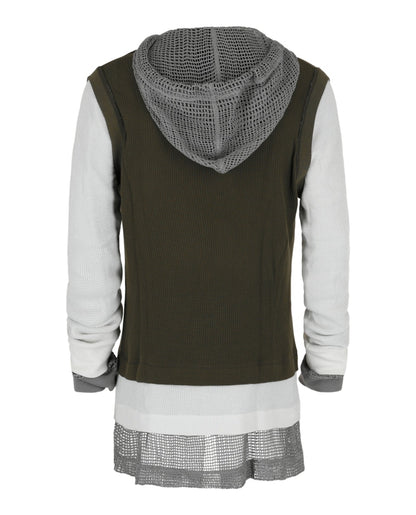 Givenchy Overlapped Hooded T-shirt Multi