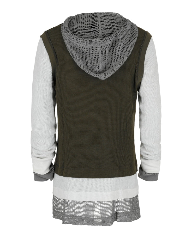 Givenchy Overlapped Hooded T-shirt Multi