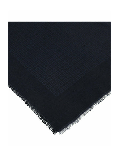 Givenchy Oversized 4G Logo Scarf Dark Blue