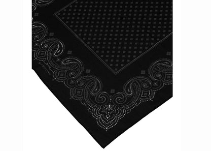 Givenchy Paisley Print Pocket Square Black