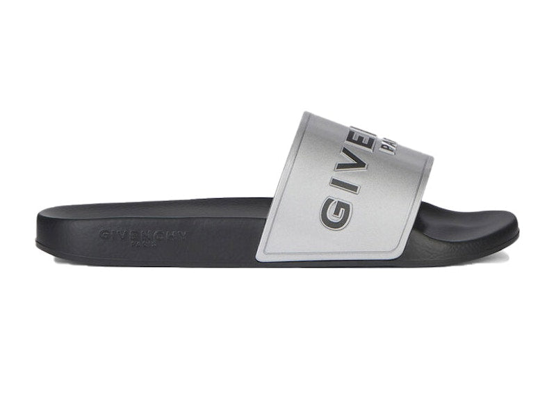 Givenchy Paris Flat Sandals Metallized