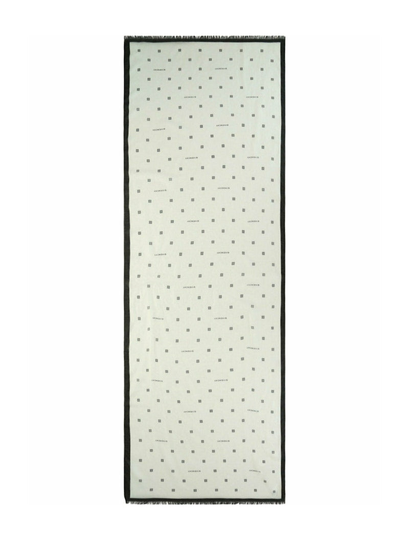 Givenchy Plumetis Scarf White/Black
