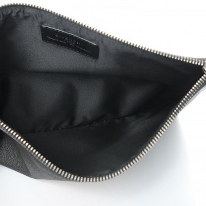 Givenchy Cosmetic Pouch Bambi Print Textured Medium Black