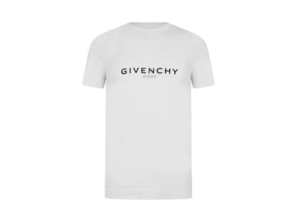 Givenchy Reverse Logo Tee White/Black