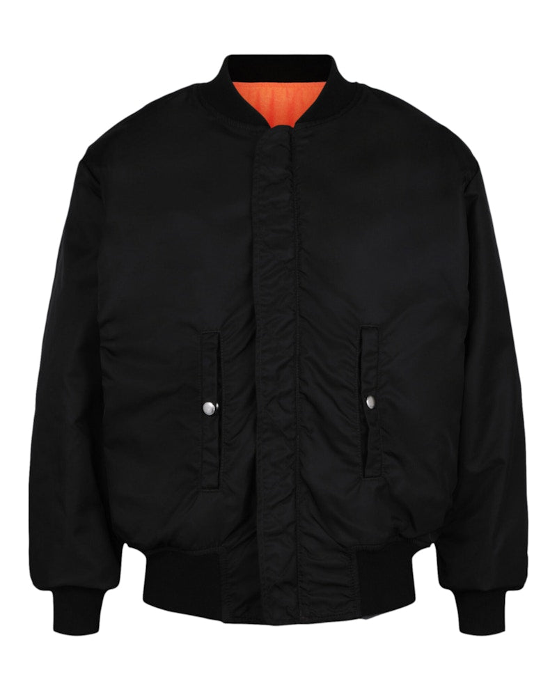 Givenchy Reversible Bomber Jacket Black Orange