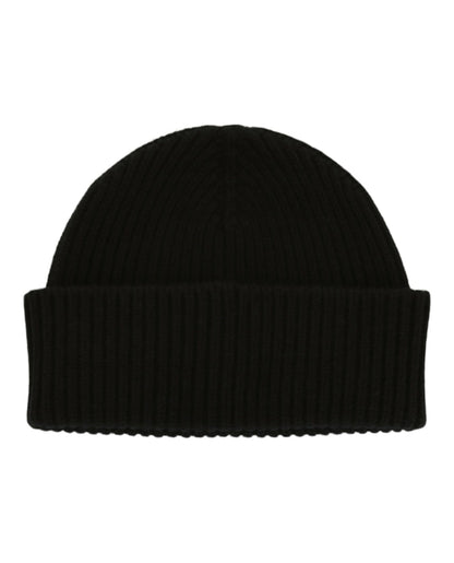 Givenchy Ribbed Wool-Blend Beanie Black