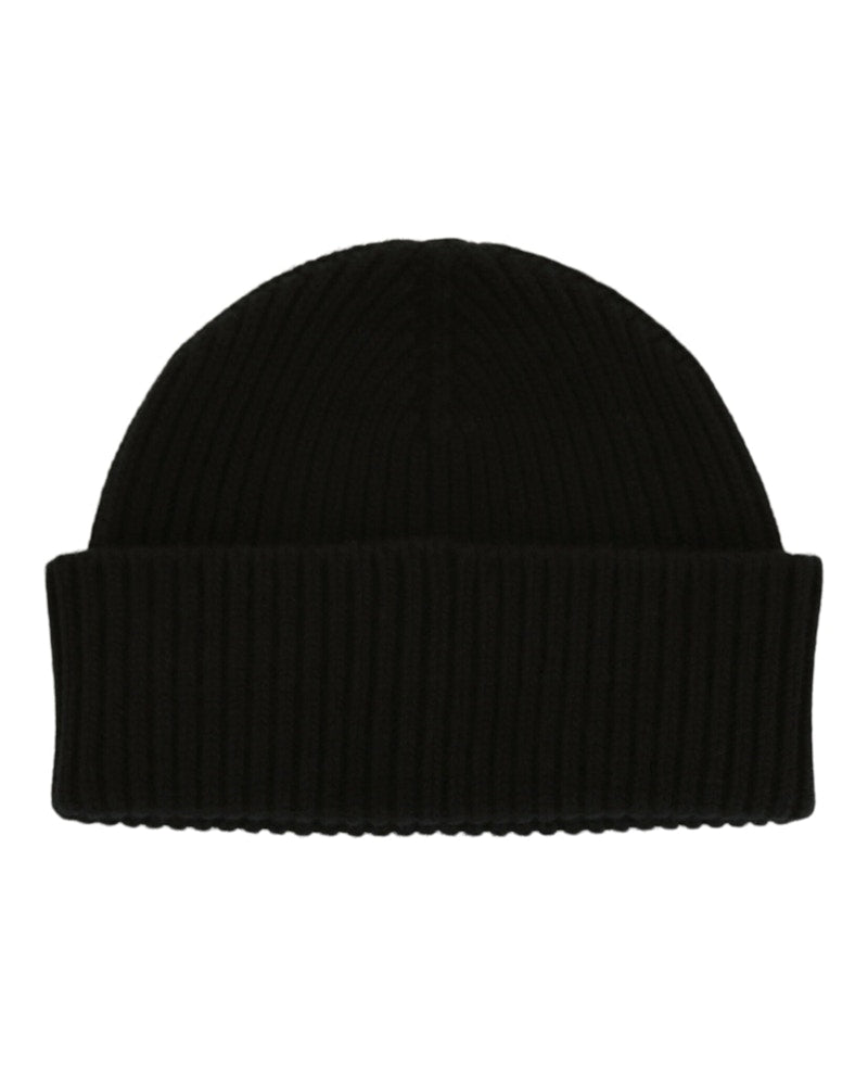 Givenchy Ribbed Wool-Blend Beanie Black
