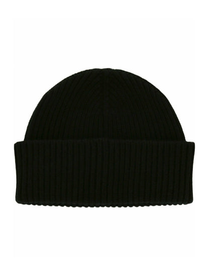Givenchy Ribbed Wool-Blend Beanie Black